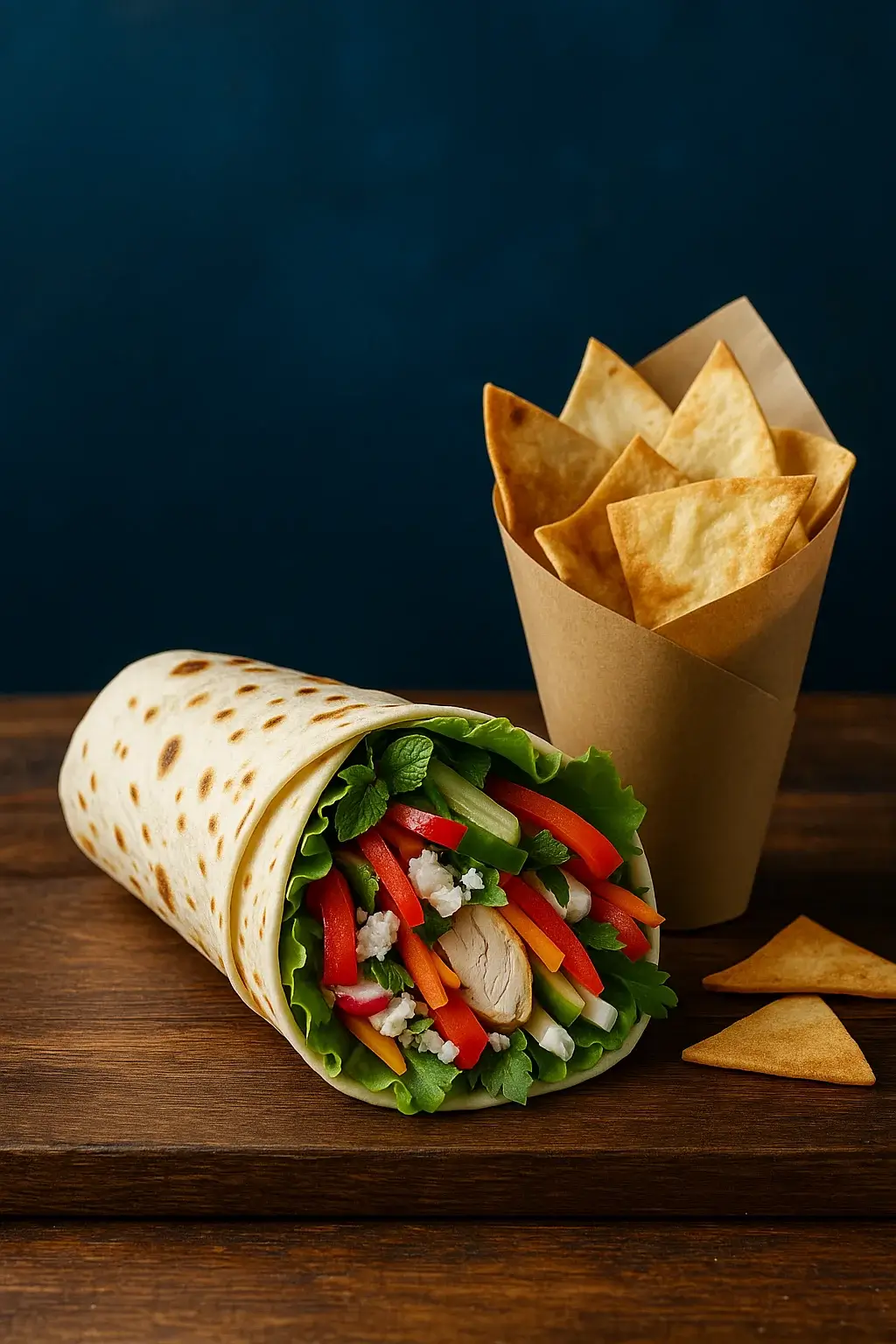 Le Cabanon Vert - Wrap du soleil - Food truck